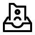 user information collected icon