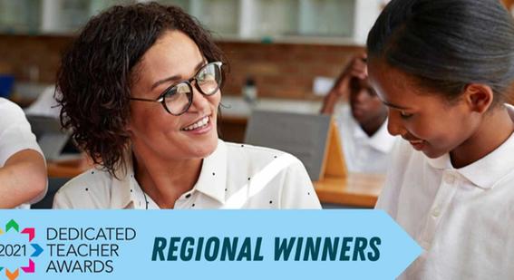 Dedicated Teacher Awards regional winners school photo